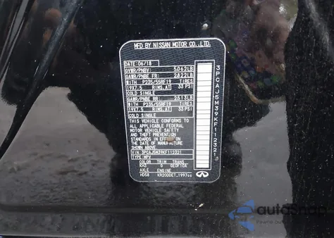 2019 Infiniti Qx50 Essential из США, поврежденный, VIN 3PCAJ5M39KF112321